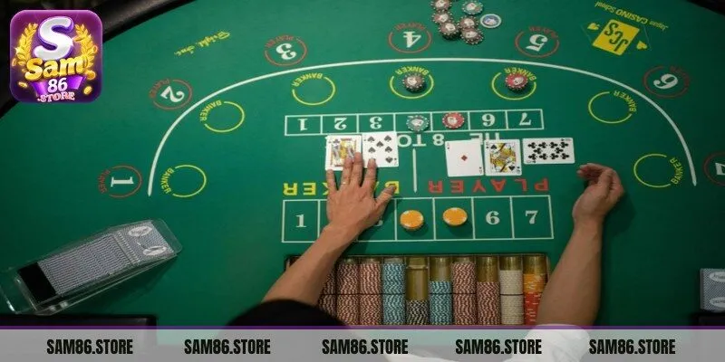 Trong quy tắc chơi Baccarat Sam86, bạn sẽ thấy có ba lựa chọn