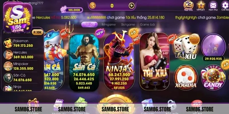 Game thủ truy cập cổng game để thực hiện đăng ký Sam86