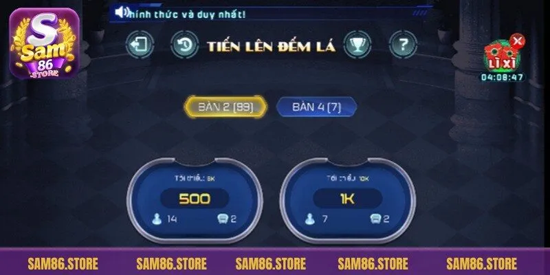 Một số mẹo chơi tiến lên đếm lá bất bại 